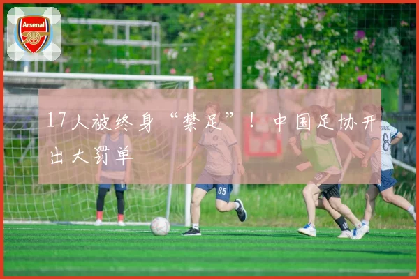 17人被终身“禁足”！中国足协开出大罚单