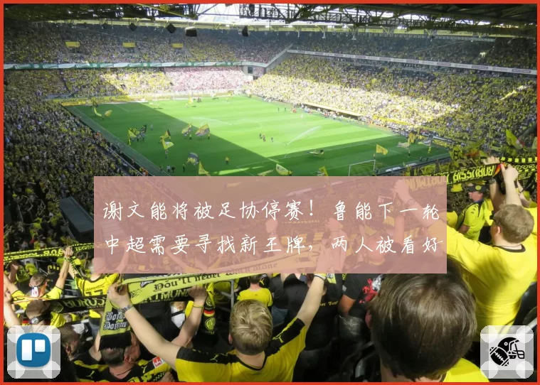 谢文能将被足协停赛！鲁能下一轮中超需要寻找新王牌，两人被看好